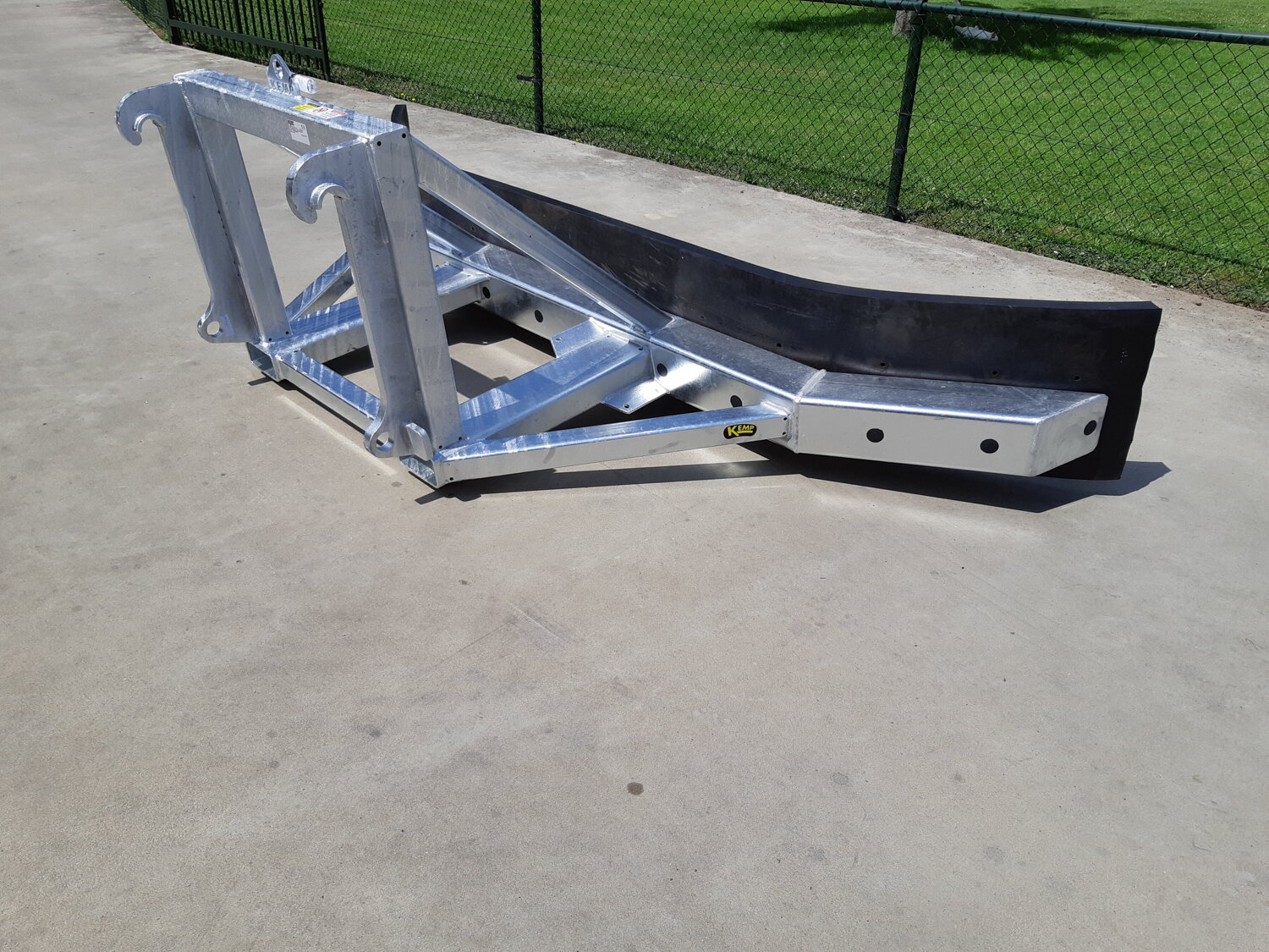 Vaste rubberschuif met lepelinsteek zwaar (RSVKLLI)